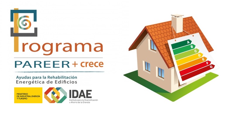 Nuevo programa de ayudas para la Rehabilitación Energética de los edificios: PAREER +CRECE